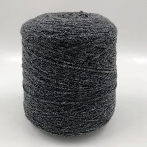 Пряжа Tempio, Luxury Selection by RiGo, альпака, меринос, цвет  темно серый+ синий люрекс